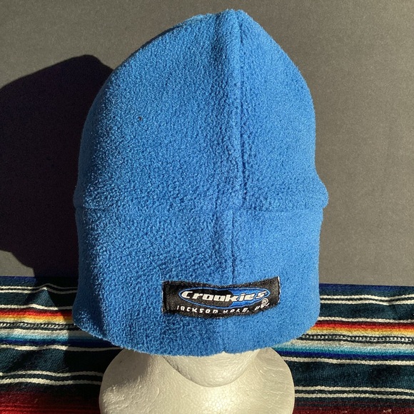 Vintage Croakies Winter Fleece Beanie Hat Jackson Hole Wyoming - Picture 1 of 9